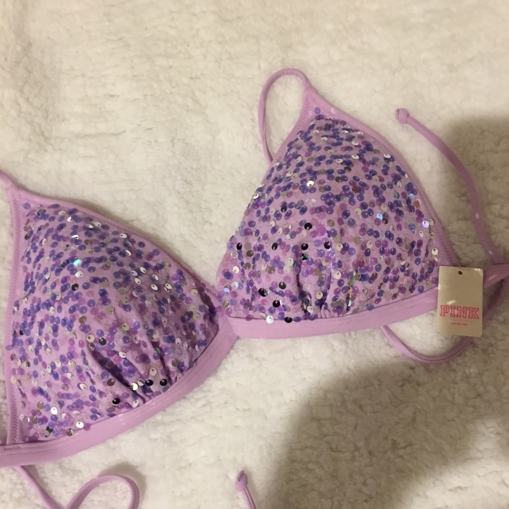 Victoria’s Secret Pink bikini top bling